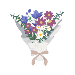 Arrangements stamp flower bouquet
