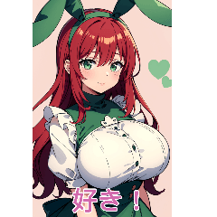 Anime Rabbit Maid (Sweet Words)