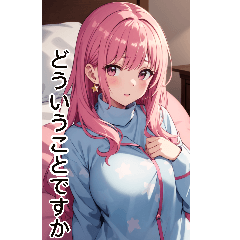 Anime Pajamas Girl 2 (Daily Language 5)
