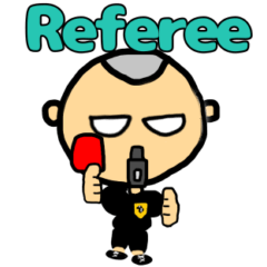Bozu-kun the Referee Stickers