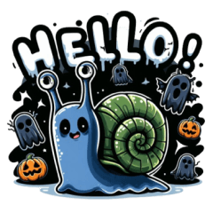 creepy slug sticker 002