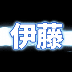 ITOU's Thunder Japan Anime Sticker