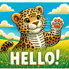 Amur Leopard Emoji Pack