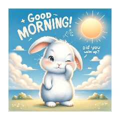 Cute Bunny Greetings Collection