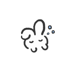 毛茸茸的小兔子-PoteUsa-