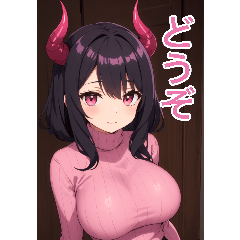 Anime Devil Girl (daily language 3)