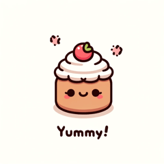 Cute Sweets Stickers 2024