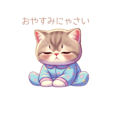 Cute Anime Cat Stickers