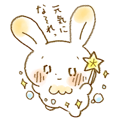 "Mikan Daifuku Rabbit" cute sticker