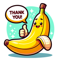 Fun Banana Stickers