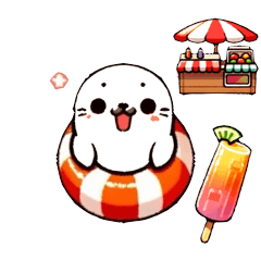 Seals enjoying the summer festival