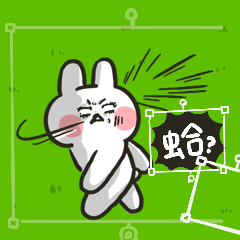 Hello Rabbits!!! Sticker!!!