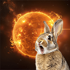 Space Emotion Rabbit