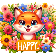 Blossoming Fox