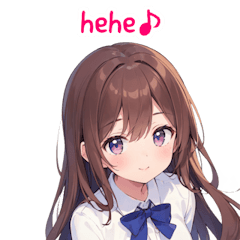 Cute Girl Greeting Stickers 02 (EN)