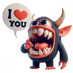 Monster Family Says Love You
