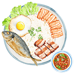 Thai easy food combination