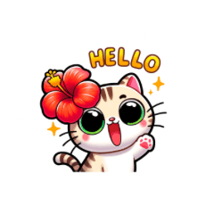 Hibiscus Cat