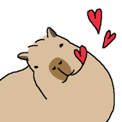 Happy Capybara Cappy