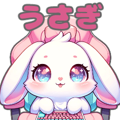 gamer baby rabbit