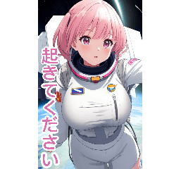 Anime Astronaut Girl (daily language1)