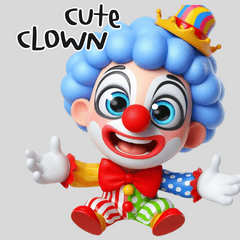 Cute Clown 3D Eng