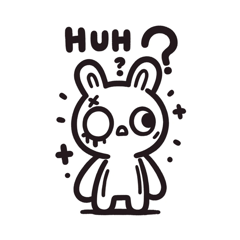 Zombie Bunny Sticker3