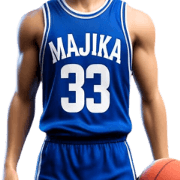 Fictional basketball player uniform