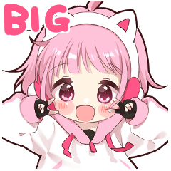 Gamer Sticker (girl)BIG