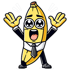 Stress of the banana salaryman
