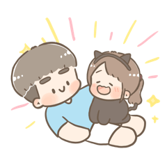 Chuchu & Bobo: Couple Sticker Combo