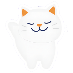 Marshmallow shironeko cat