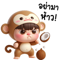 คิดดี้ บอย4 ❤ ชุดลิงน้อยน่ารัก (บิ๊ก)