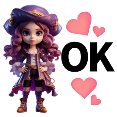 Purple Pirate Princess's daily lines