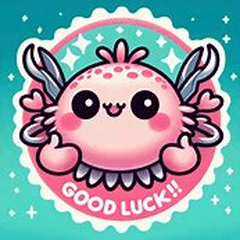 Good Luck Fish Sticker