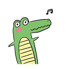 I am a cute crocodile daily languages