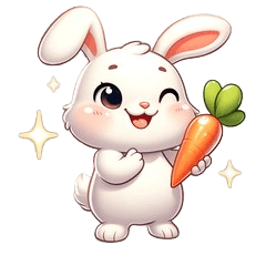 可愛兔兔貼圖.mofumofu