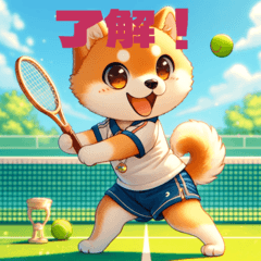 Shiba Inu Tennis Expressions