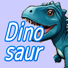 Dinosaur illustration Sticker