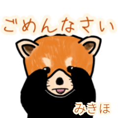 Mikiho's lesser panda