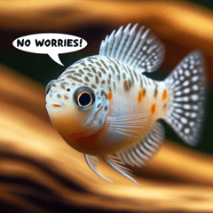 Dwarf Gourami Stickers