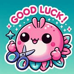 Good Luck Fish Sticker2