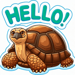 Western Box Turtle Stickers2