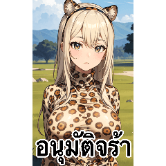 Anime Leopard Girl (Daily Language 4)