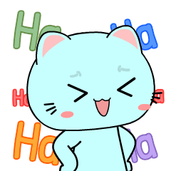 Sora the blue cat 5 : Effect stickers