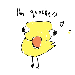 Quackers the duck