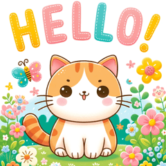 Expressive Cat Stickers23