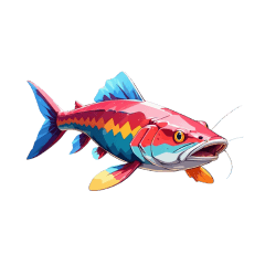 Polygon Stamp Catfish
