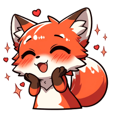 Fox's cute character stamps_1