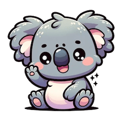 Cute Koala Daily Stickers